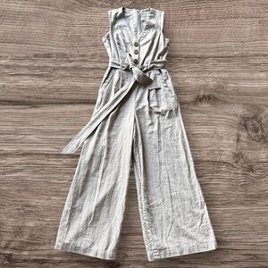 Calvin Klein Gray Sleeveless Jumpsuit